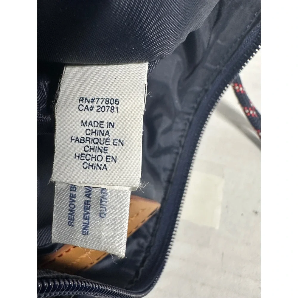 Tommy‎ Hilfiger Navy Blue Anchor Print Wristlet Pouch Purse Bag